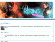 Tablet Screenshot of lead-rising.com